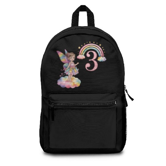 Magical Rainbow Fairy Elf 3nd Birthday Girl Backpacks