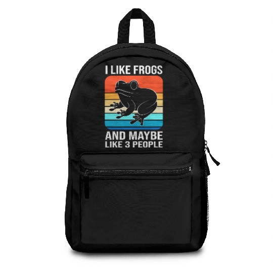 Red Eyed Tree Frog Amphibian Frog Backpacks
