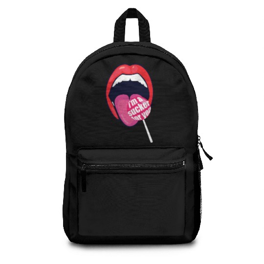 I m a Sucker For You Candy Pop Fans Lollipop 01 Backpacks