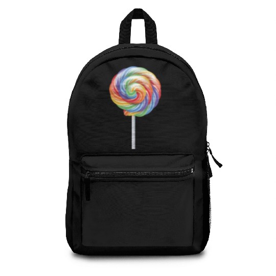 Lollipop Rainbow Sucker Candy Costume Halloween Backpacks