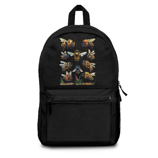Bee Guardian Garden Flag Backpacks