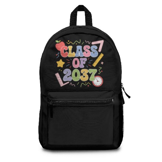 Class of 2037 Grow With Me, Funny back to school Backpacks