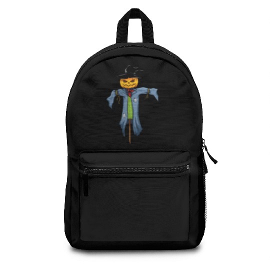 spooky scarecrow Backpacks
