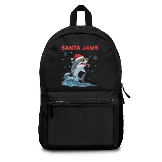 Jingle Jaws – Santa Jaws Is Coming to Town Backpacks