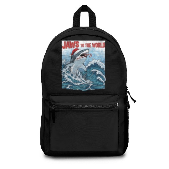 Jaws to the World – Christmastime Shark Attack Backpacks