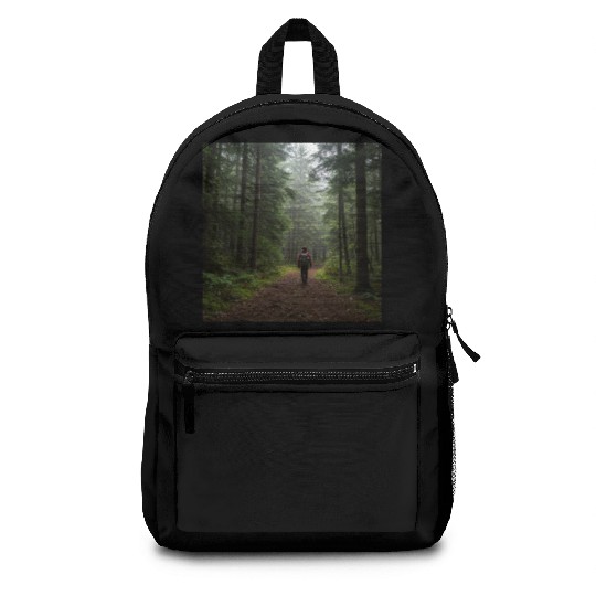 Enchanted Forest Nature Scene Backpacks
