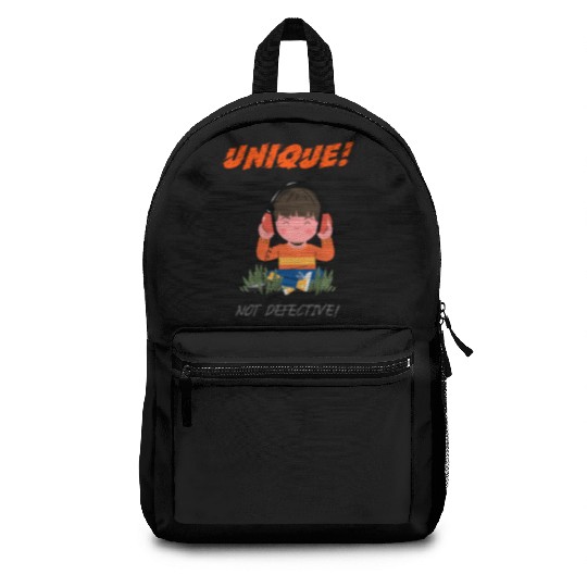 Unique Not Defective Autism Advocacy Backpacks