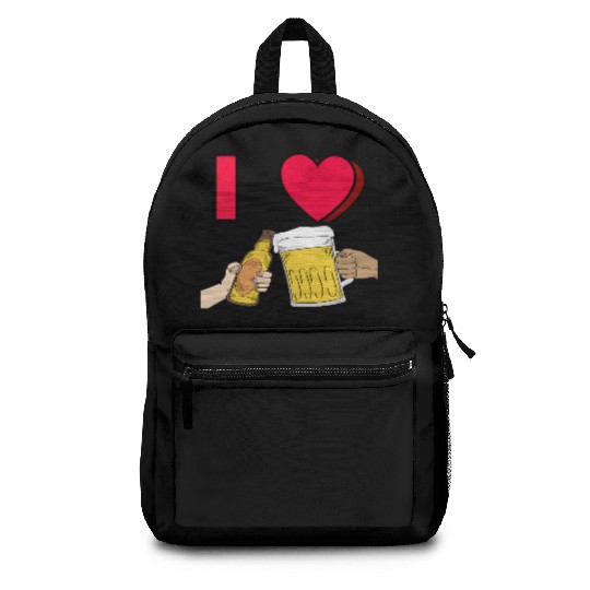 I LOVE BEER #1 Backpacks