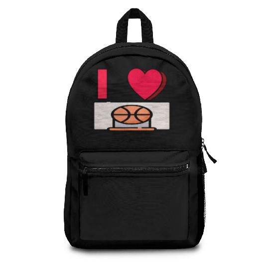 I LOVE BASKETBALL #2 Backpacks