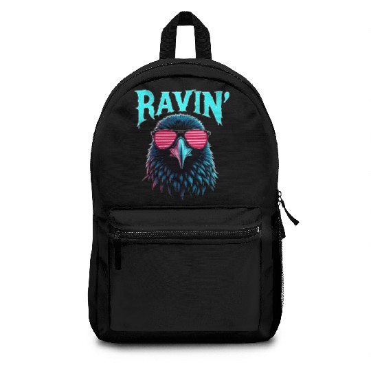 Ravin' Rave Festival Fun with Cool Raven Backpacks
