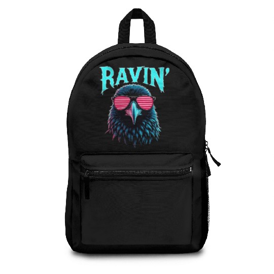 Ravin' Rave Festival Fun with Cool Raven Backpacks
