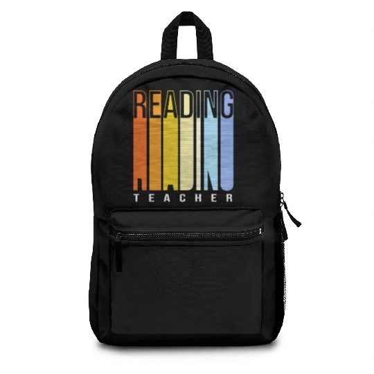 Back To School Reading Teacher Backpacks