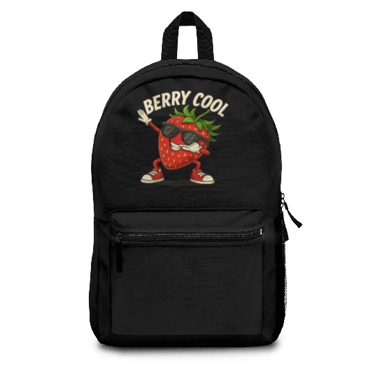 Berry Cool Strawberry Backpacks – Funny Back to School