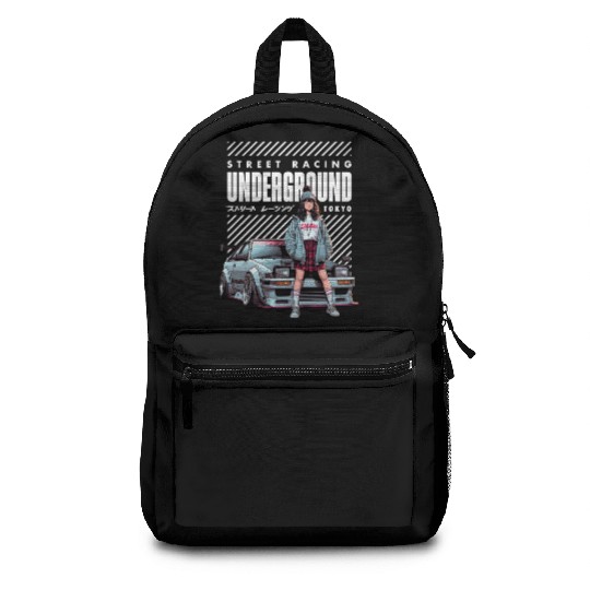Japanese Underground Street Racing - JDM Car Backpacks