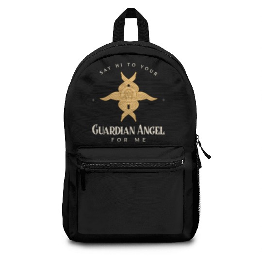 Guardian Angel Emblem Backpacks Design