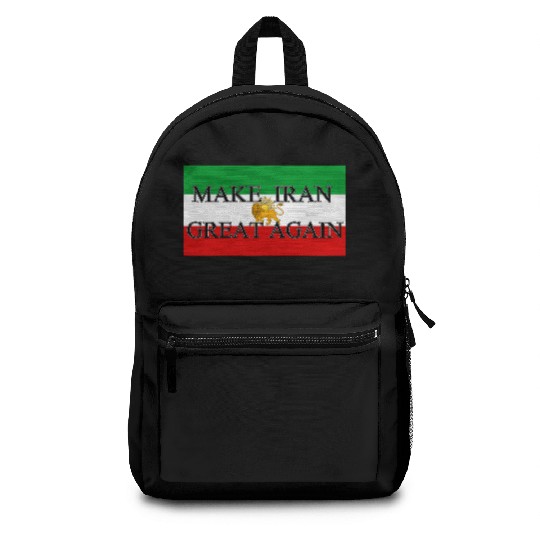 Make IRAN Great Again with Iranian Flag Backpacks