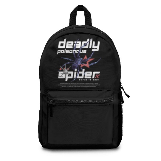 Poisonous Spider Graphic Backpacks