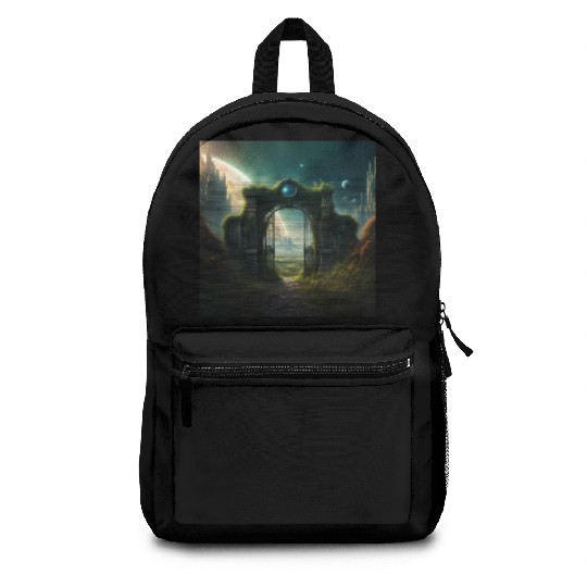 Mystical Portal to an Alien World / Planet Gate Backpacks