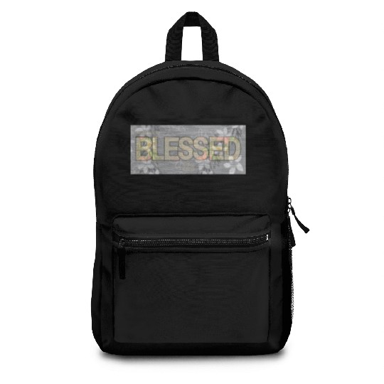 Blessed Hawaiian Maile Plumeria Backpacks