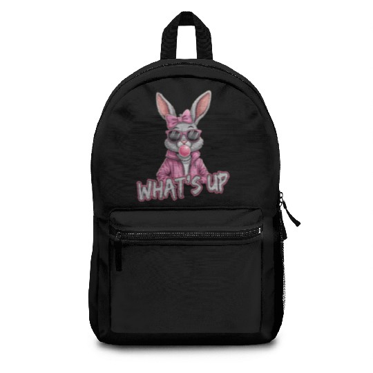 Cool Bunny What's Up Street Style Vibe Backpacks