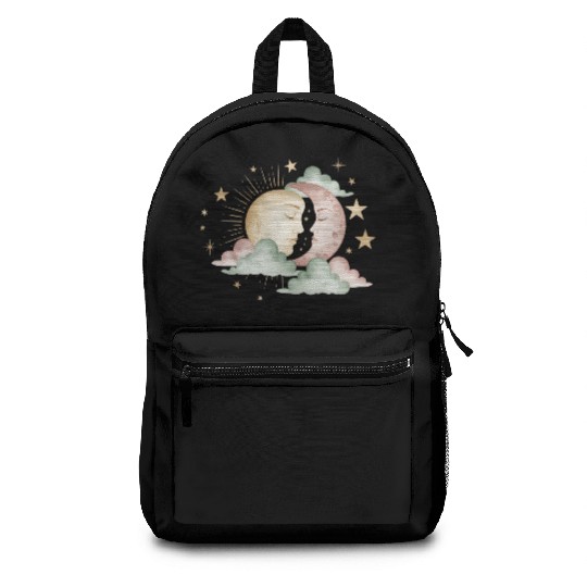 Sun & Moon Embrace Backpacks design