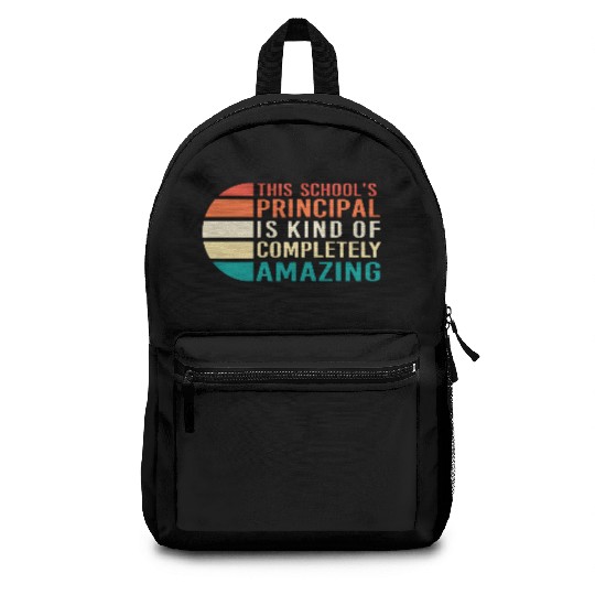 School Principal Teacher Appreciation Backpacks