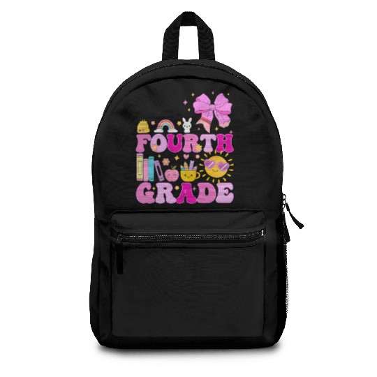 Hello Fourth Grade, Preppy Back to School Backpacks