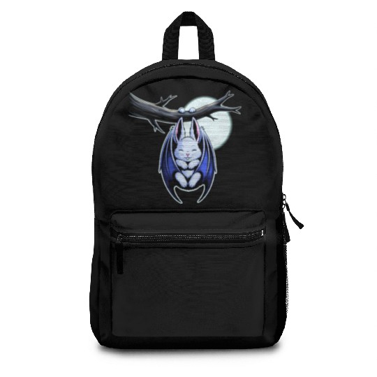 Spooky Cute Kawaii Vampire Bat Bunny and Moon  Backpacks