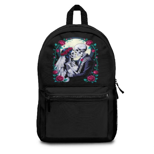 Bride and Groom Eternal Love Romantic Wedding Backpacks