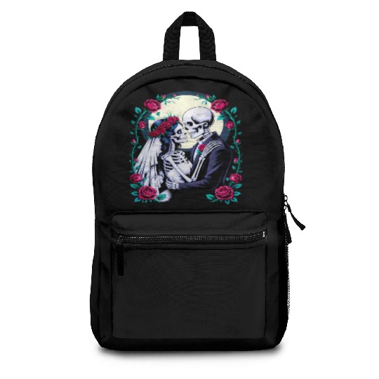 Bride and Groom Eternal Love Romantic Wedding Backpacks