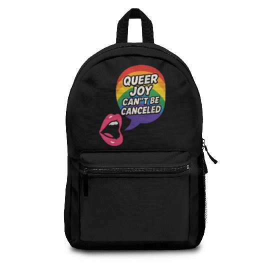 Queer Pride Queer Joy LGBTQ+ Affirmation Trans Backpacks