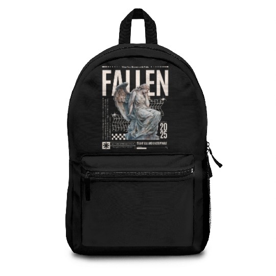 Ethereal Angel Statue Art Print Backpacks