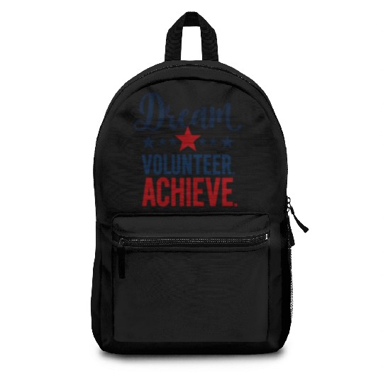 Dream Volunteer Achieve 2026 Inspiration Design  Backpacks