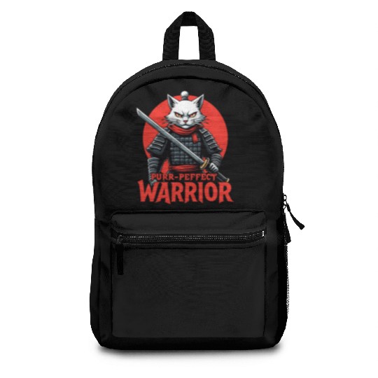 Purr-Perfect Warrior Cat Design Backpacks