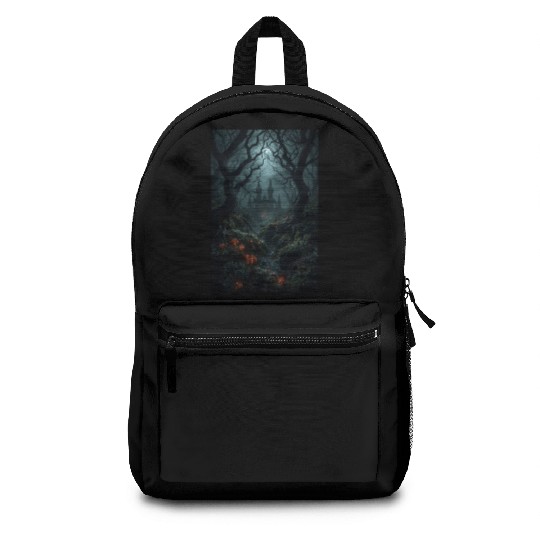 Enchanted Forest with Haunted Castle Backpacks
