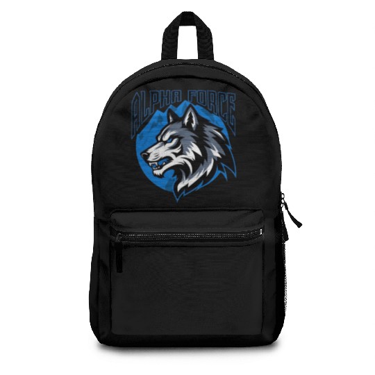 Alpha Force Wolf Emblem Backpacks