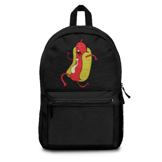 Hot Dog Animated and Playful Character Backpacks