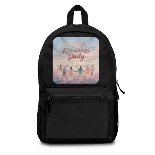Choose Kindness Daily Inspirational Design Backpacks