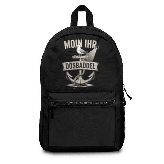 Moin Ihr Dösbaddel Seagull And Anchor Maritime Backpacks
