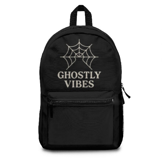 Ethereal Spider Web Logo Design Backpacks