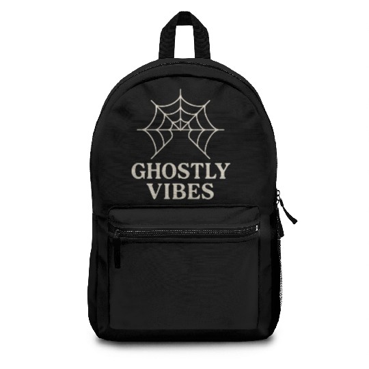Ethereal Spider Web Logo Design Backpacks