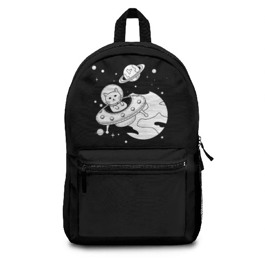 Space Cat Adventure Design Backpacks