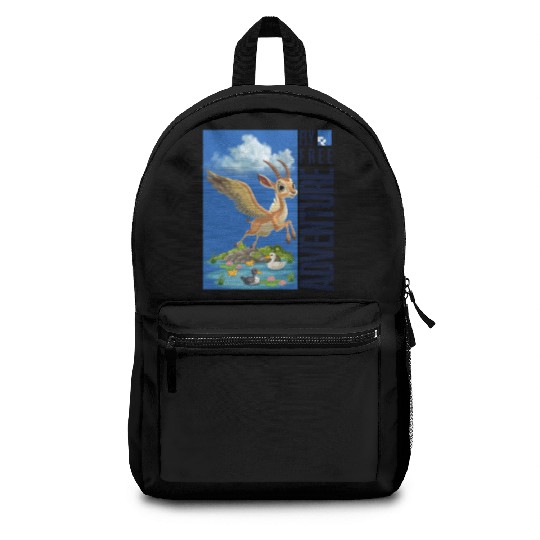Flying Mythical Waterfowl with Adventure Theme Backpacks