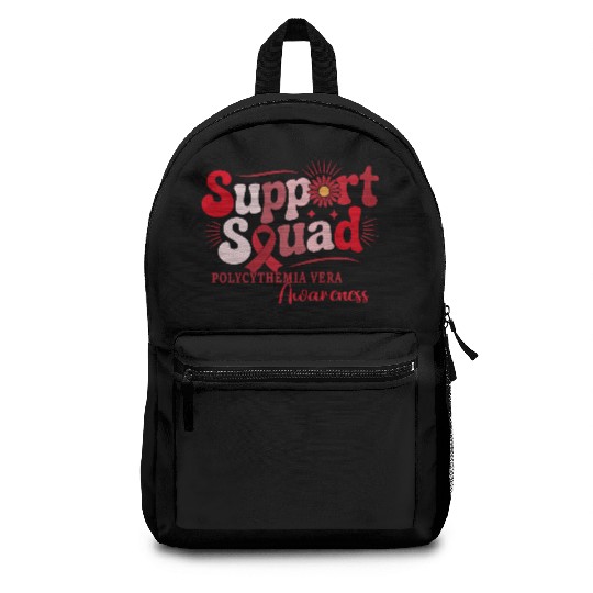 Polycythemia Vera Support Squad Design Backpacks