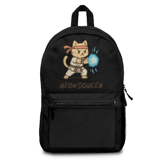 Meowdouken Street Fighter Backpacks