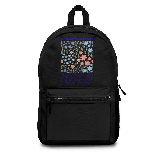 Wildflower Lover Floral Design Backpacks