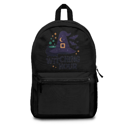 Witching Hour Night Scene Design Backpacks