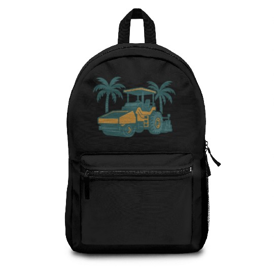 Tropical Golf Course Turf Landscape Backpacks