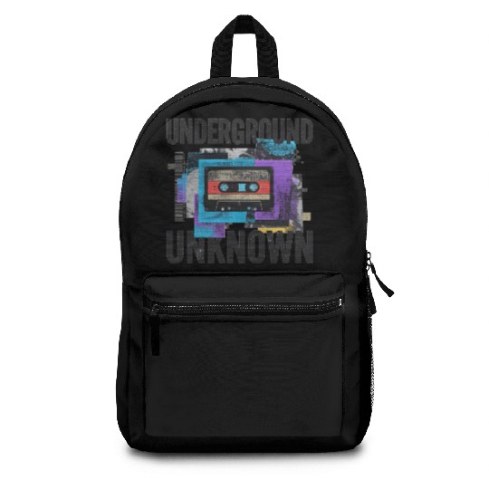 Underground Cassette Tape Urban Art Backpacks