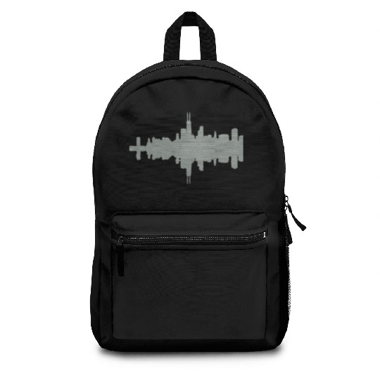 Chicago skyline Backpacks